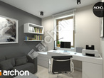 Проект будинку ARCHON+ Будинок в манго 2 нічна зона (візуалізація 3 від 3)