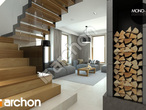Проект дома ARCHON+ Дом в манго 2 дневная зона (визуализация 2 вид 7)