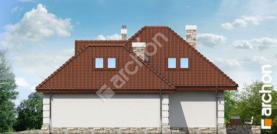 Бочний фасад Будинок в руколі (Г2)