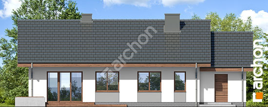 Дворовий фасад Будинок в пеперівках