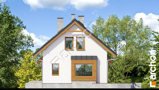 Бочний фасад Будинок у перлівці 3