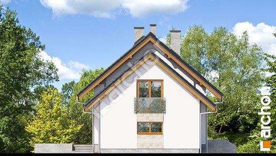 Бочний фасад Будинок у перлівці 3