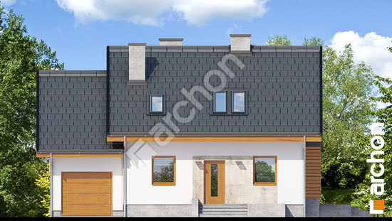 Передній фасад Будинок у перлівці 3