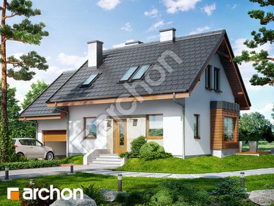 Проект дома ARCHON+ Дом в перловнике 3 