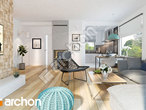 Проект будинку ARCHON+ Будинок в філодендронах денна зона (візуалізація 1 від 4)