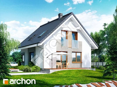 Проект будинку ARCHON+ Будинок в рододендронах 11 (H) Вид 2