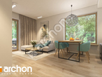 Проект будинку ARCHON+ Будинок в рододендронах 11 (H) денна зона (візуалізація 1 від 2)