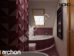 Проект будинку ARCHON+ Будинок в хлорофітумі 2 візуалізація ванни (візуалізація 1 від 2)