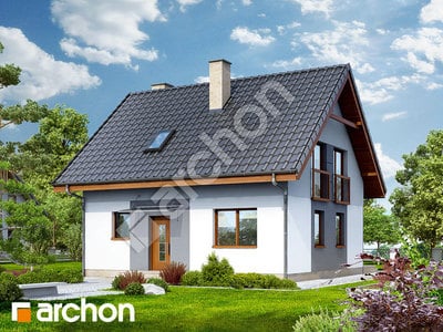 Проєкт будинку ARCHON+ Будинок в хлорофітумі 2 