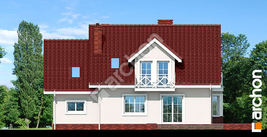 Дворовой фасад Дом в рододендронах 6 вер.3