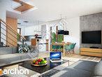 Проект будинку ARCHON+ Будинок в красивоягідниках денна зона (візуалізація 1 від 2)