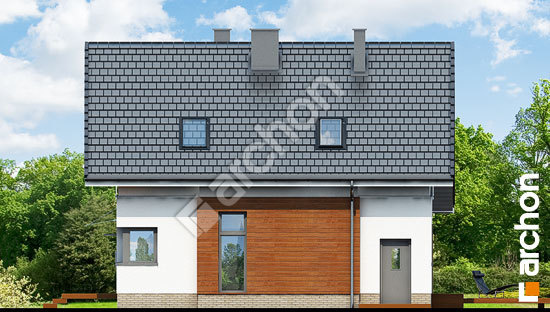 Боковой фасад Дом в овсе 2