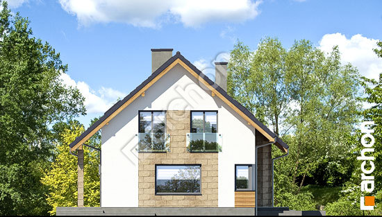 Боковой фасад Дом в гейджее 3 (Г2)