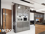 Проект дома ARCHON+ Дом под красной рябиной 8 (H) визуализация кухни 1 вид 2