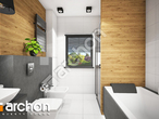 Проект будинку ARCHON+ Будинок під червоною горобиною 8 (H) візуалізація ванни (візуалізація 3 від 1)
