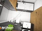 Проект дома ARCHON+ Дом под красной рябиной 8 (H) визуализация ванной (визуализация 3 вид 4)