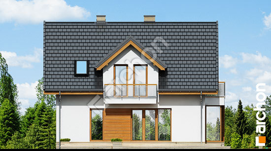 Дворовой фасад Дом в рододендронах 6 (ВH)