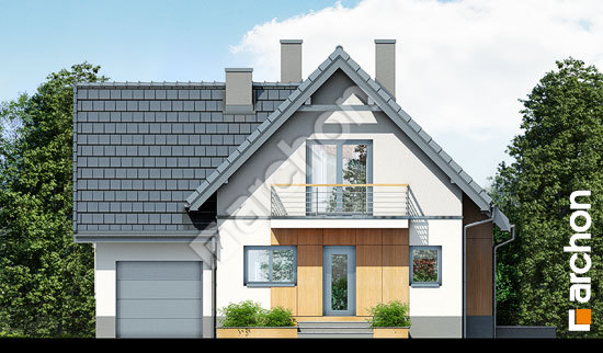 Передній фасад Будинок під каштаном 3 (Н)