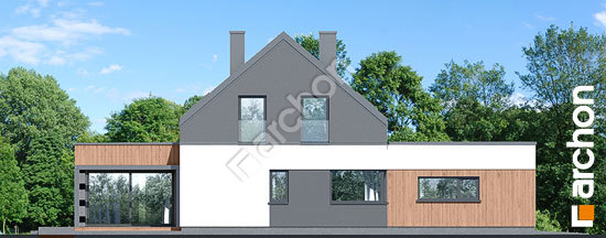 Бочний фасад Будинок в ковилах (Г2Е)