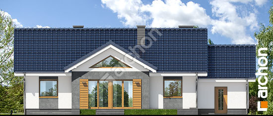 Дворовой фасад Дом в акебиях 4