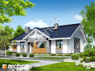 Проєкт будинку ARCHON+ Будинок в акебіях 4 