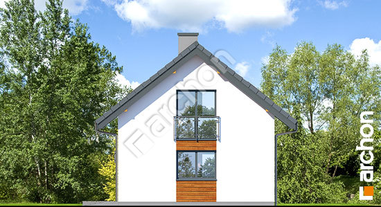 Бочний фасад Г26 - Двомісний гараж