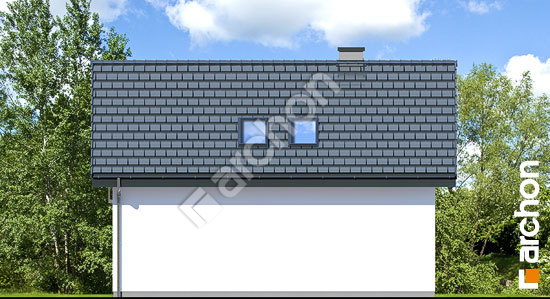 Дворовий фасад Г26 - Двомісний гараж