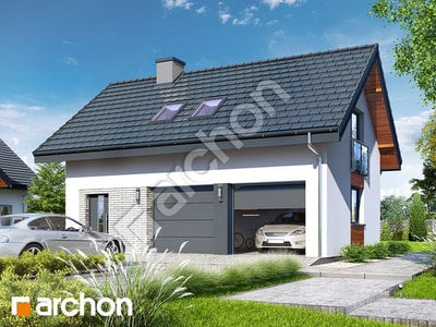 Проект дома ARCHON+ Г26 - Двухместный гараж