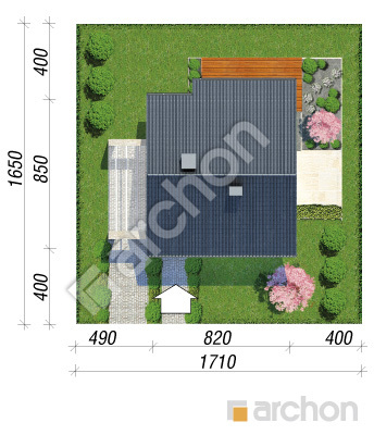 Проект дома ARCHON+ Дом в квинслендах Ситуація