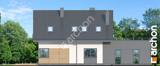 Дворовой фасад Дом в малиновках 19 (Г2)