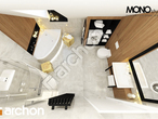 Проект будинку ARCHON+ Будинок в філодендронах (В) візуалізація ванни (візуалізація 1 від 5)