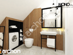 Проект дома ARCHON+ Дом в филодендронах (В) визуализация ванной (визуализация 1 вид 2)