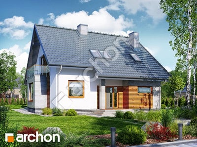 Проект дома ARCHON+ Дом в филодендронах (В) 