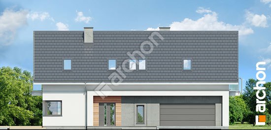 Передній фасад Будинок у бровниках 4 (Г2)