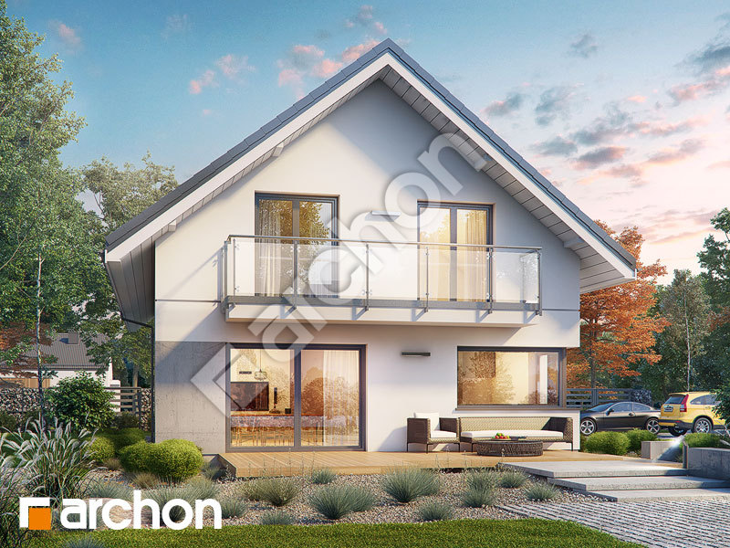 Проект дома ARCHON+ Дом в бровниках 4 (Г2) Вид 1
