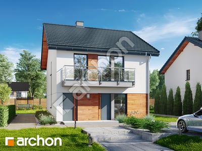 Проект дома ARCHON+ Дом в фиалках (Р2Е) вер.2 