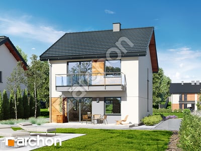 Проект дома ARCHON+ Дом в фиалках (Р2Е) вер.2 Вид 2