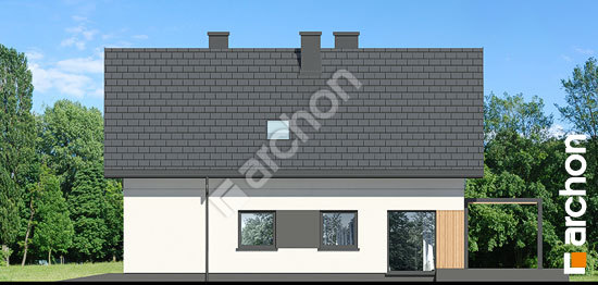 Боковой фасад Дом в малиновках 31 (Г)