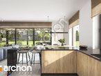 Проект будинку ARCHON+ Будинок в малинівці 31 (Г) візуалізація кухні 1 від 2