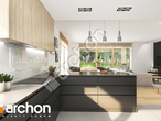 Проект будинку ARCHON+ Будинок в смарагдах 4 (Г) візуалізація кухні 1 від 2