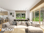 Проект будинку ARCHON+ Будинок в смарагдах 4 (Г) денна зона (візуалізація 1 від 6)