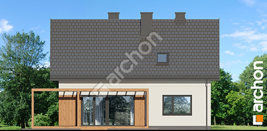 Дворовий фасад Будинок в малинівці 34