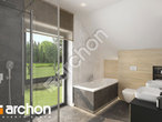 Проект будинку ARCHON+ Будинок в малинівці 34 візуалізація ванни (візуалізація 3 від 2)