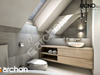 Проект будинку ARCHON+ Будинок в яблонках вер. 2 візуалізація ванни (візуалізація 1 від 3)