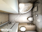 Проект будинку ARCHON+ Будинок в яблонках вер. 2 візуалізація ванни (візуалізація 1 від 5)