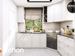 Проект дома ARCHON+ Дом в рододендронах 6 (ПТ) визуализация кухни 3 вид 3
