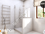 Проект дома ARCHON+ Дом в рододендронах 6 (ПТ) визуализация ванной (визуализация 3 вид 4)