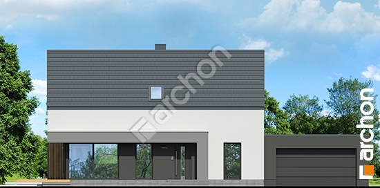 Передній фасад Будинок в шишковиках 8 (Г2E) ВДЕ