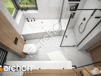Проект будинку ARCHON+ Будинок в лещиновнику візуалізація ванни (візуалізація 3 від 4)