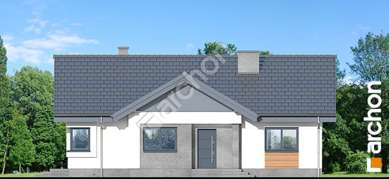 Передний фасад Дом в лещиновнике